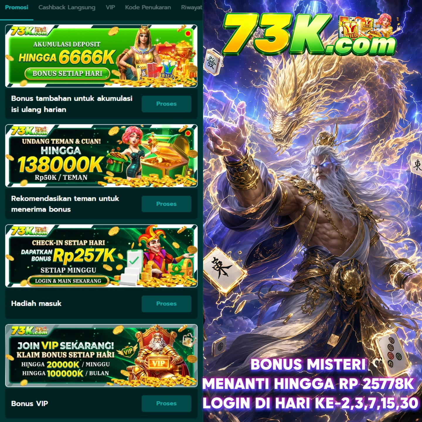 73K - 73k Platform Slot Online dengan Pengalaman Bermain Terbaik